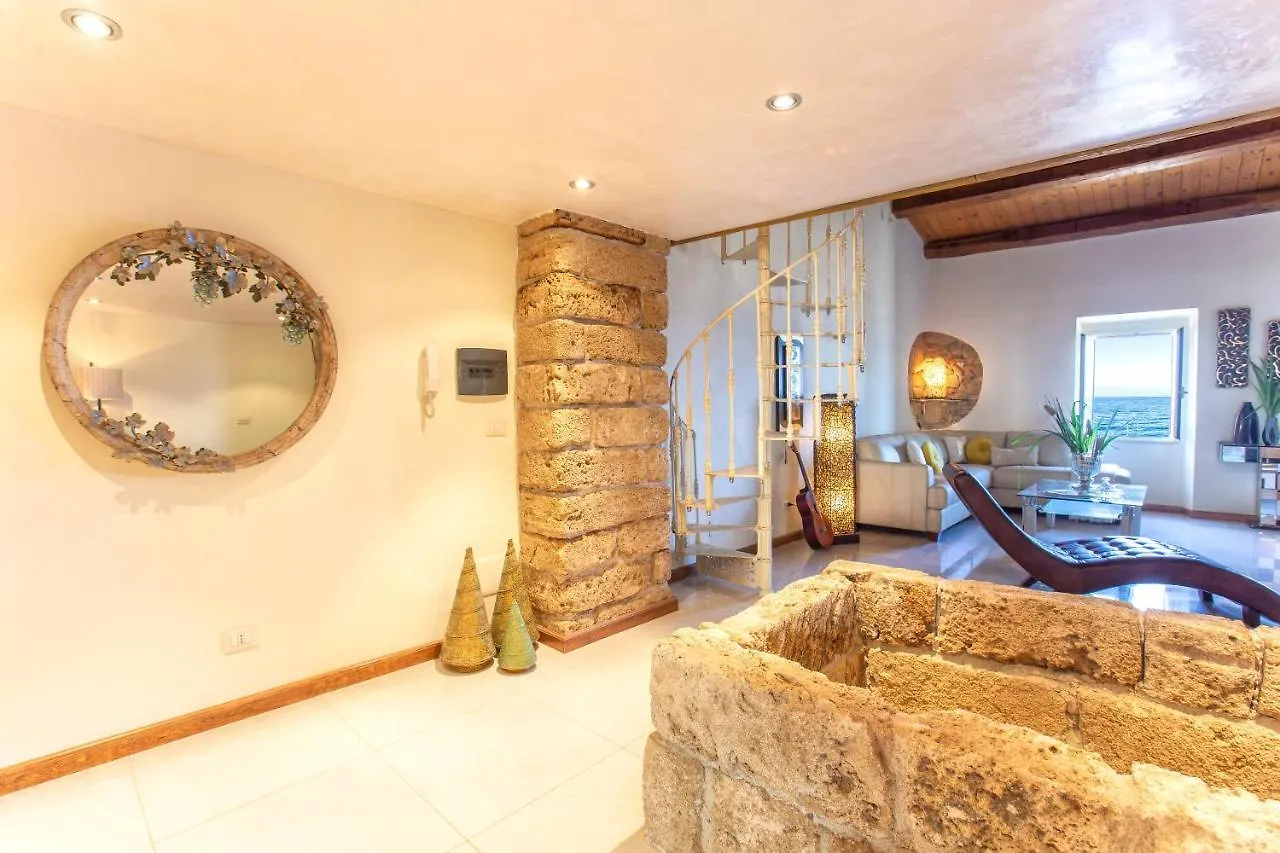 Sardinia Re - Cavour Loft Sea View Lägenhet Alghero
