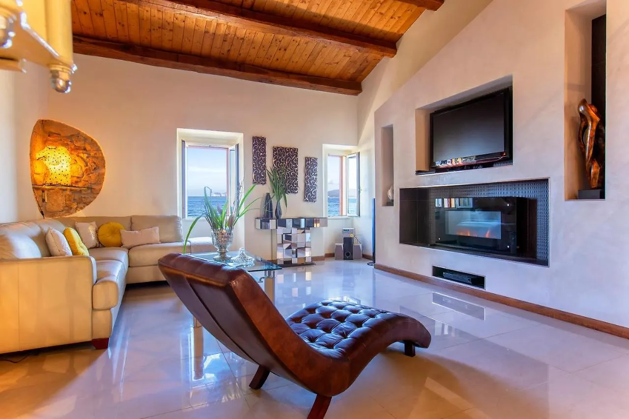 Sardinia Re - Cavour Loft Sea View Lägenhet Alghero